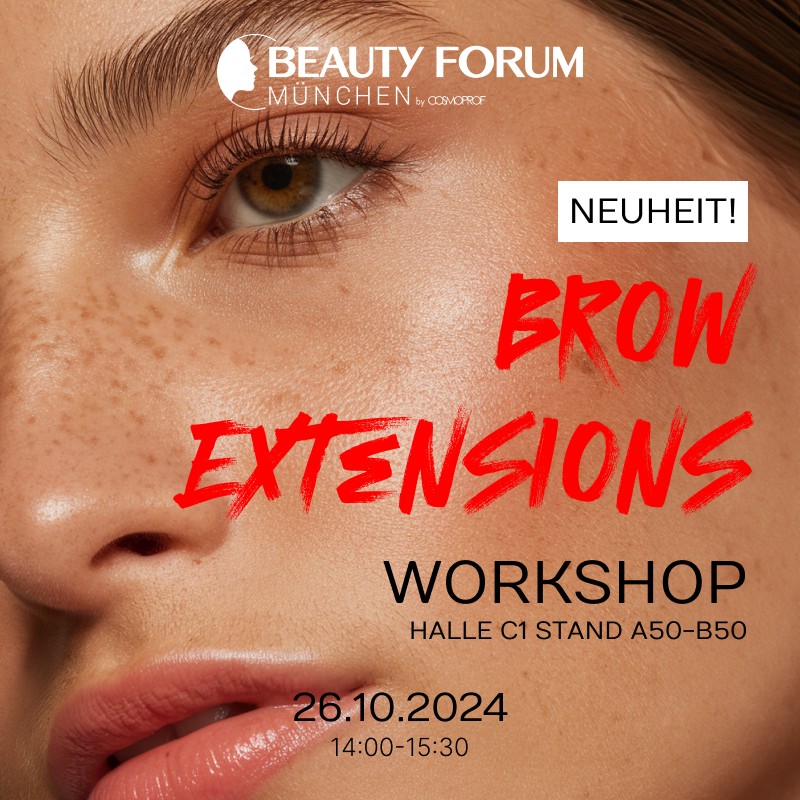 Workshop BROW EXTENSIONS Messe 26.10.2024