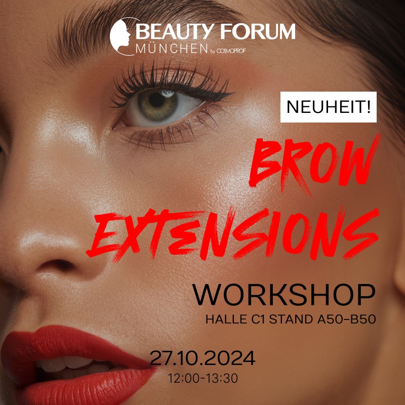 Workshop BROW EXTENSIONS Messe 27.10.2024